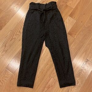 J. Crew lace paper bag waisted pants